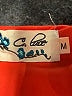 C. Luce Color Block Orange Casual Dress Size M - photo 7