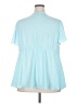 Torrid 100% Polyester Blue Short Sleeve Blouse Size 2X Plus (2) - photo 2