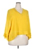 Zara Yellow 3/4 Sleeve Blouse Size XXL - photo 1
