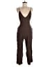 TOBI 100% Rayon Solid Brown Jumpsuit Size M - photo 1