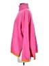 THML Color Block Pink Turtleneck Sweater Size XS - photo 5