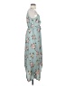 Trixxi 100% Polyester Floral Blue Casual Dress Size M - photo 4