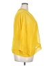 Zara Yellow 3/4 Sleeve Blouse Size XXL - photo 4