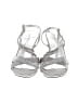 metaphor Metallic Silver Sandals Size 10 - photo 2