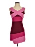 Superdown Color Block Burgundy Cocktail Dress Size S - photo 1