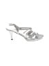 metaphor Metallic Silver Sandals Size 10 - photo 1