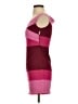 Superdown Color Block Burgundy Cocktail Dress Size S - photo 5