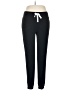 Kady Luxe Solid Black Casual Pants Size L - photo 1