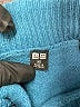 Uniqlo 100% Wool Color Block Blue Wool Pullover Sweater Size XS - photo 7