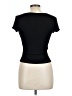 Unbranded Black Short Sleeve Top Size L - photo 2