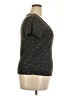 Old Navy Polka Dots Black Short Sleeve T-Shirt Size 2X - photo 4