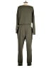 Express Solid Green Jumpsuit Size M - photo 2