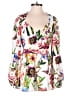 LDT 100% Polyester Floral Multi Color White Romper Size 0 - photo 1