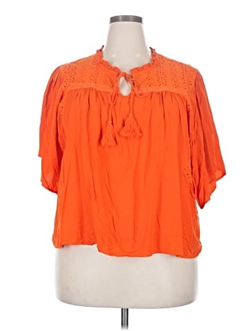 Rain Short Sleeve Blouse (view 1)