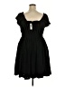 Torrid Stars Black Casual Dress Size 2X Plus (2) - photo 2
