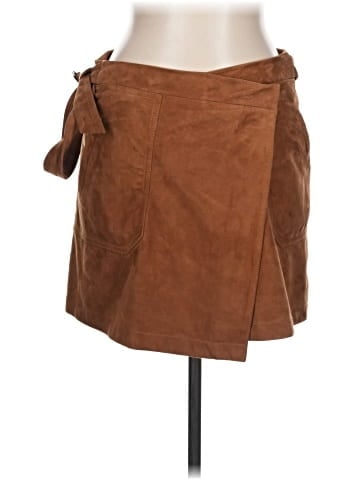 Chelsea28 Leather Skirt (view 1)