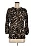 J.Crew 100% Merino Animal Print Brown Wool Sweater Size M - photo 1