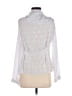 Unbranded 100% Polyester Silver Long Sleeve Blouse Size 4 - photo 2