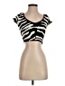 Bebe Black Short Sleeve Top Size S (petite) - photo 1