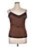 The Limited 100% Polyester Brown Sleeveless Top Size XL - photo 1