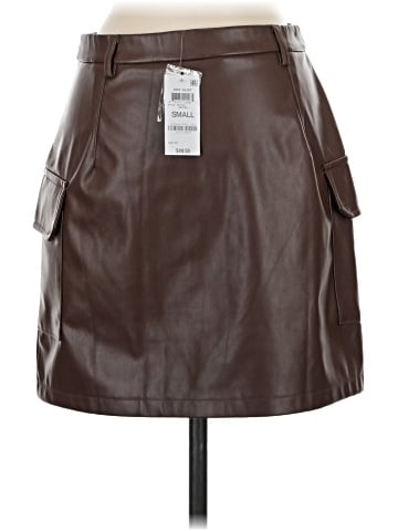 And Now This Faux Leather Skirt (view 2)