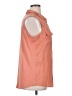 Notations Orange Sleeveless Button-Down Shirt Size XL - photo 4