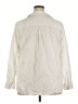 H&M 100% Cotton Ivory 3/4 Sleeve Button-Down Shirt Size XXL - photo 2
