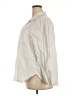 H&M 100% Cotton Ivory 3/4 Sleeve Button-Down Shirt Size XXL - photo 5