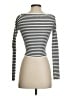 VICI Stripes Ivory Turtleneck Sweater Size S - photo 2