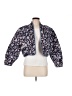 MNG 100% Cotton Floral Blue Jacket Size 8 - photo 1