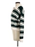 Lush 100% Polyester Stripes Green Pullover Sweater Size M - photo 5