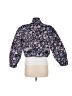 MNG 100% Cotton Floral Blue Jacket Size 8 - photo 2