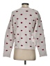 Splendid Hearts Silver Pullover Sweater Size XS - photo 2