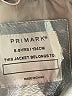 Primark 100% Polyester Metallic Silver Jacket Size 8 - 9 - photo 3