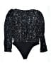 Adelyn Rae 100% Polyester Black Bodysuit Size L - photo 2