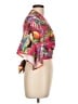 Shein Tropical Pink Short Sleeve Blouse Size 12 - photo 4