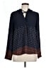 Timing 100% Polyester Blue Long Sleeve Blouse Size L - photo 1