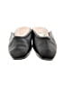 27 EDIT 100% Leather Black Mule/Clog Size 8 - photo 2