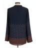 Timing 100% Polyester Blue Long Sleeve Blouse Size L - photo 2