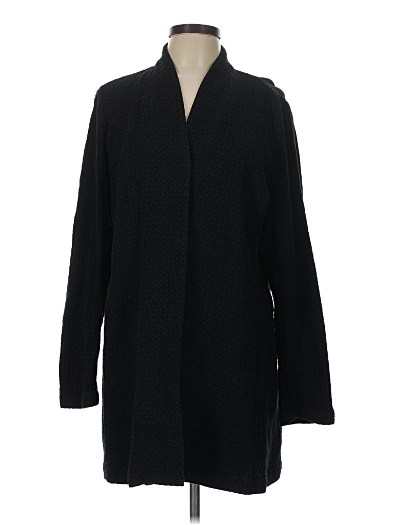 Pre-owned Eileen Fisher Blazer Jacket In Black