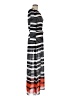 MICHAEL Michael Kors 100% Polyester Stripes Gray Casual Dress Size S - photo 4