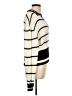 Venus 100% Acrylic Stripes Ivory Pullover Sweater Size L - photo 4