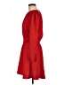 Express 100% Polyester Solid Red Casual Dress Size M - photo 5