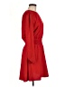 Express 100% Polyester Solid Red Casual Dress Size M - photo 4