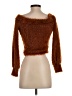 Windsor Brown Long Sleeve Top Size S - photo 2