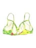 California Waves Floral Green Swimsuit Top Size 4 - photo 2