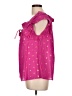Figue Pink Short Sleeve Blouse Size L - photo 5