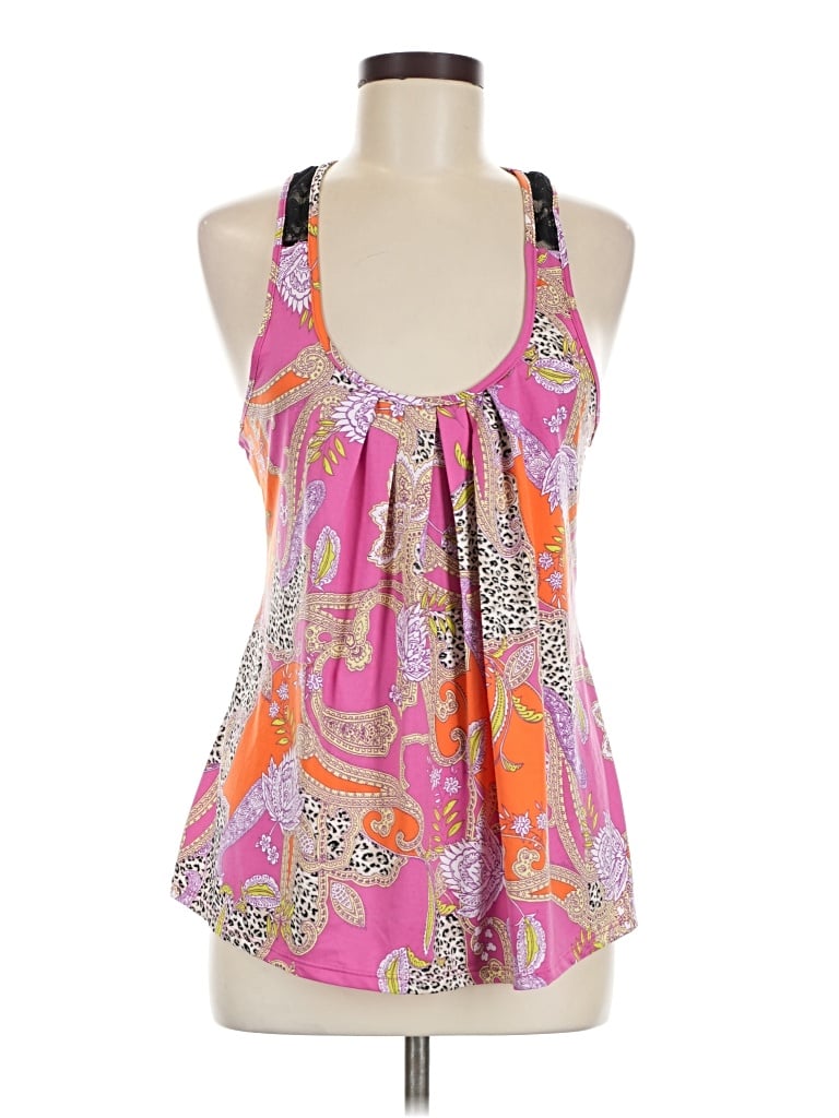 Pre-owned Assorted Brands Sleeveless Blouse In Pink