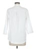 Shein 100% Cotton White 3/4 Sleeve Blouse Size 6 - photo 2