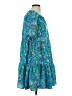 Lilly Pulitzer 100% Polyester Paisley Teal Casual Dress Size S - photo 4
